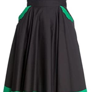 Hell Bunny black and green Vampiress skirt